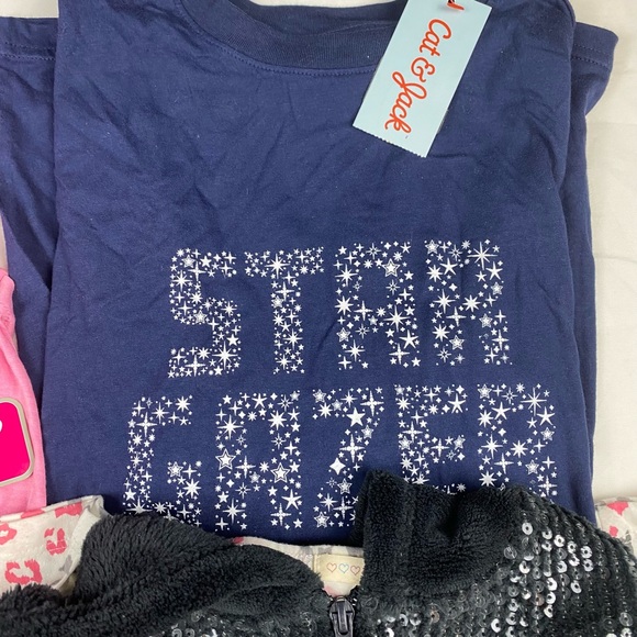 Girls Long Sleeve Shirt Bundle Say What? Secret Life of Pets, Cat & Jack - Picture 6 of 13